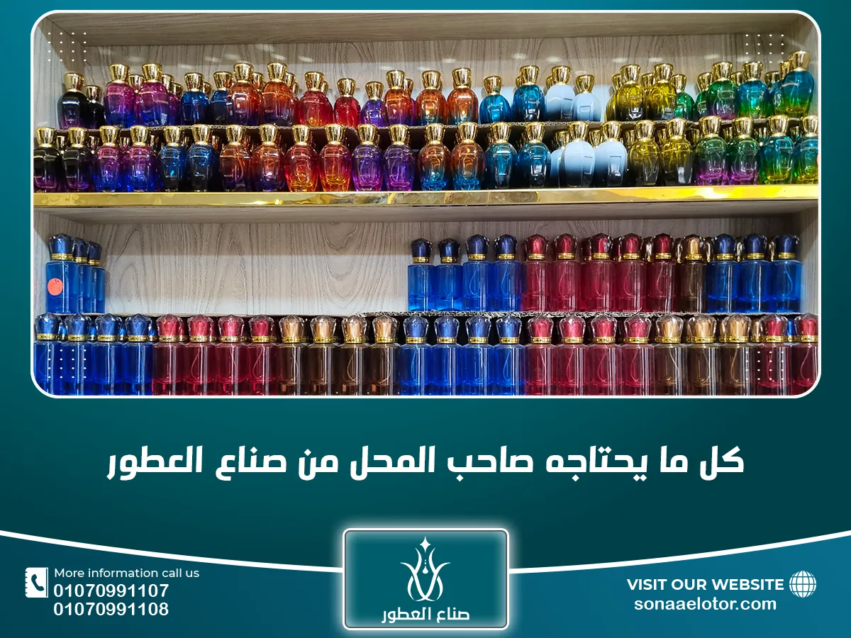 مستلزمات محلات العطور مستلزمات محلات العطور